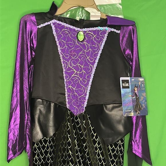 NWT Maleficent Disney’s Villans Size M 8-10 Dress up Cosplay - Picture 4 of 10